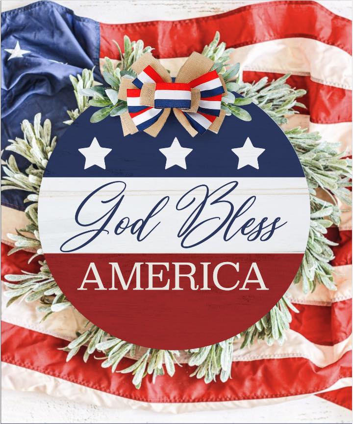 Personalized Patriotic Door Hangers Hammer@Home Kits