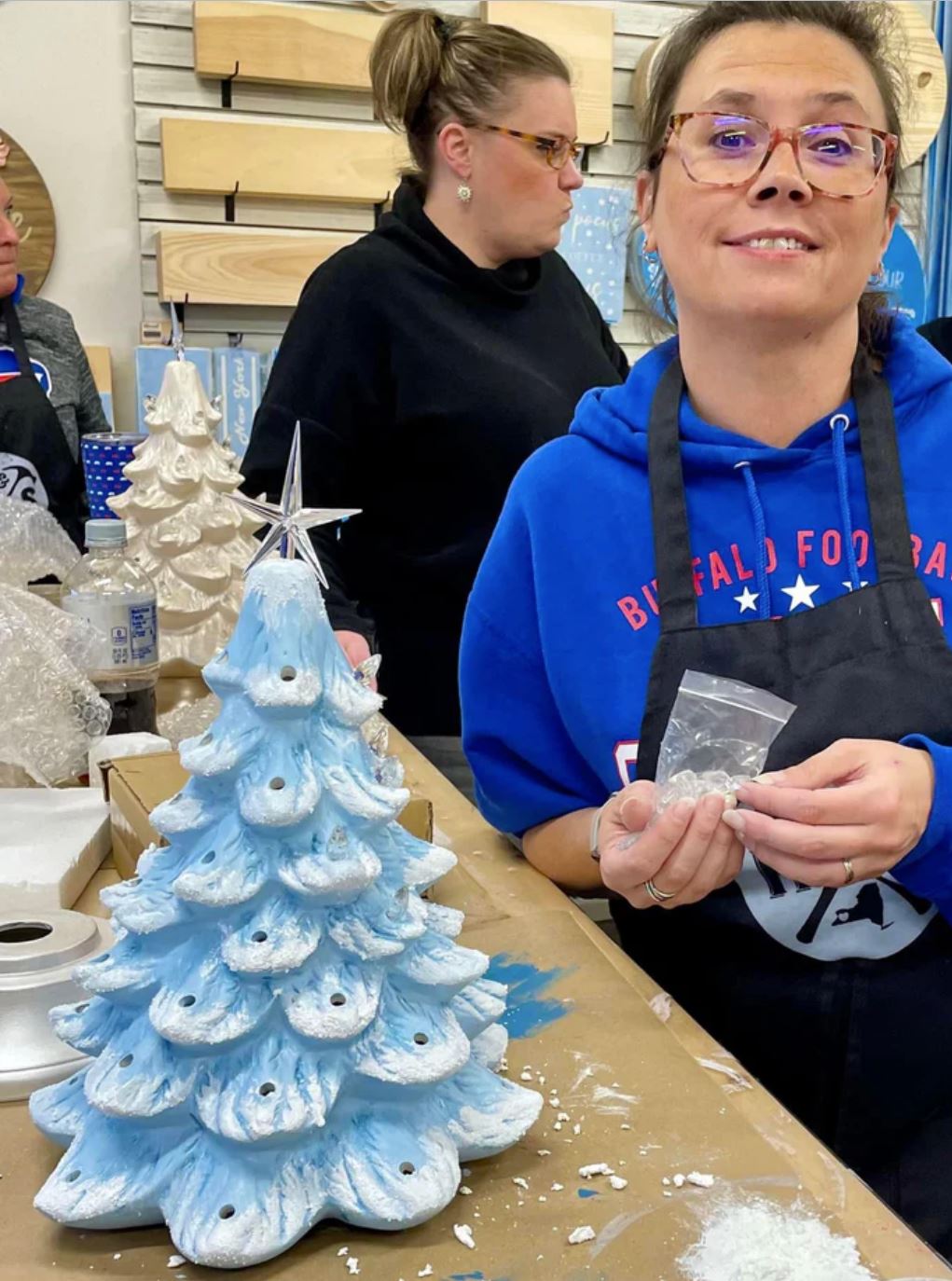 11/21/25 Onslow HD Private Party Vintage Inspired Ceramic Christmas Trees at 6PM