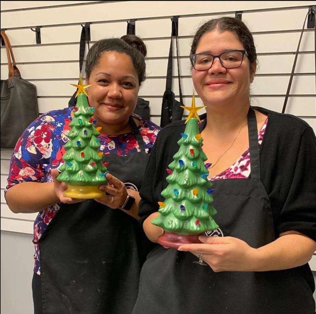 11/21/25 Onslow HD Private Party Vintage Inspired Ceramic Christmas Trees at 6PM
