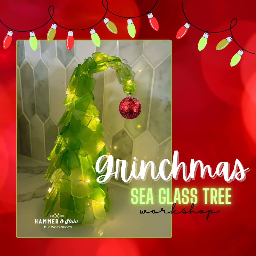 Sea Glass & Grinch Trees Home Party