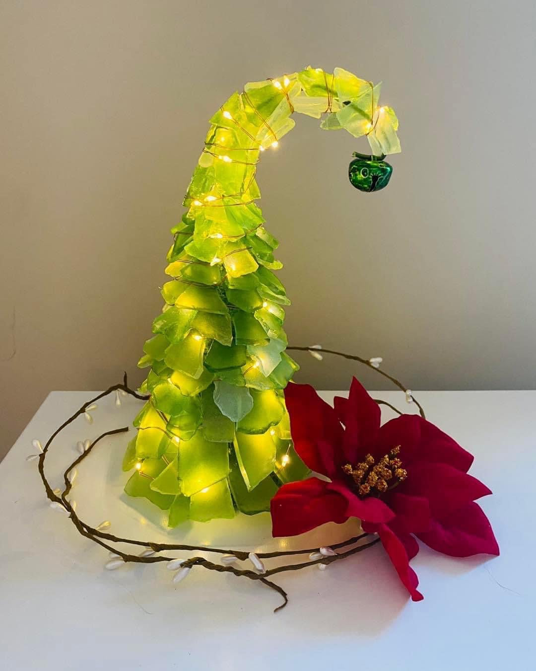 09/10/2026 (Thursday) 1PM - Lighted Sea Glass* Tree Workshop