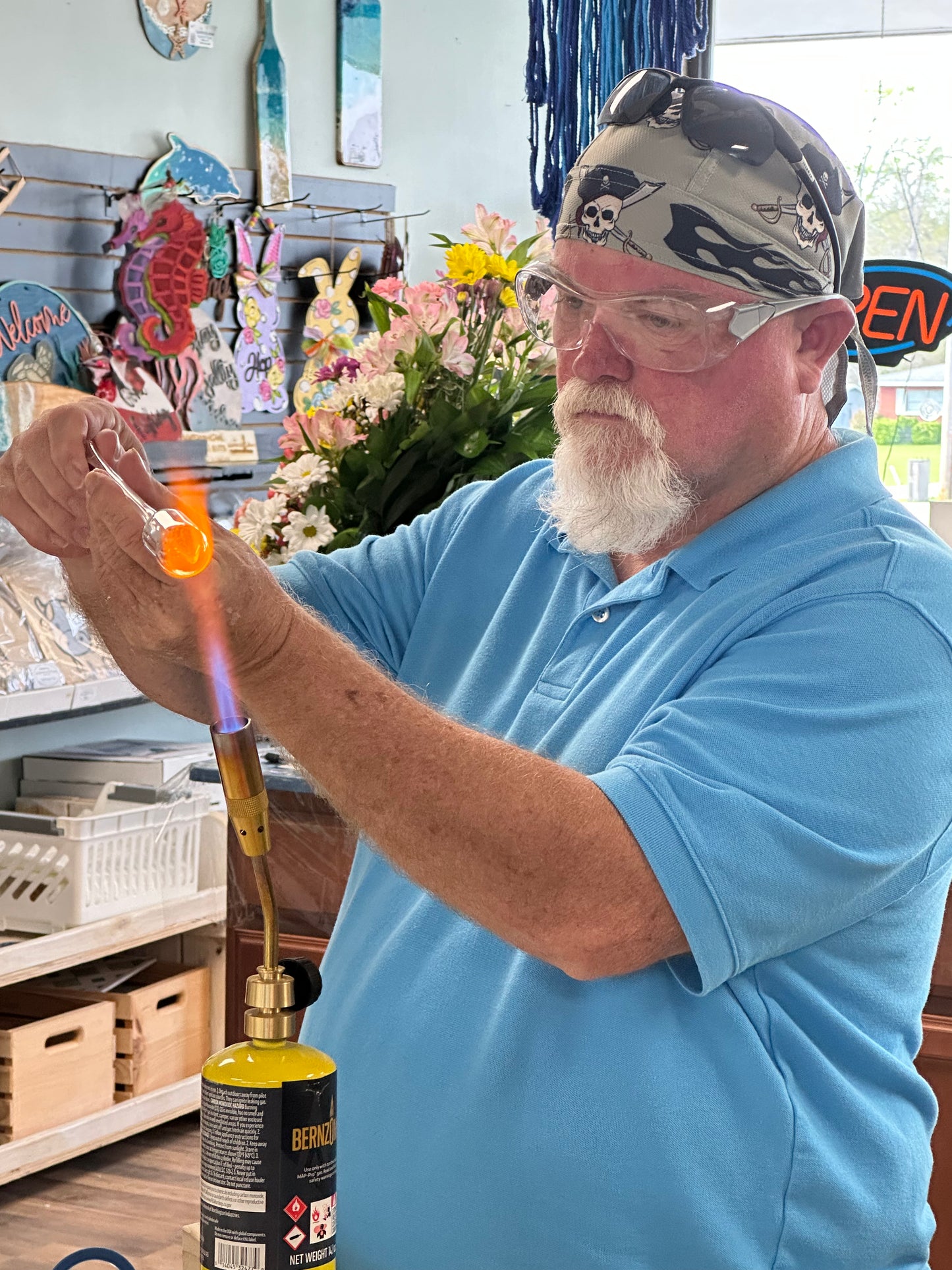 10/25/2025 Intro to Glass Blowing from 6PM to 8:30PM