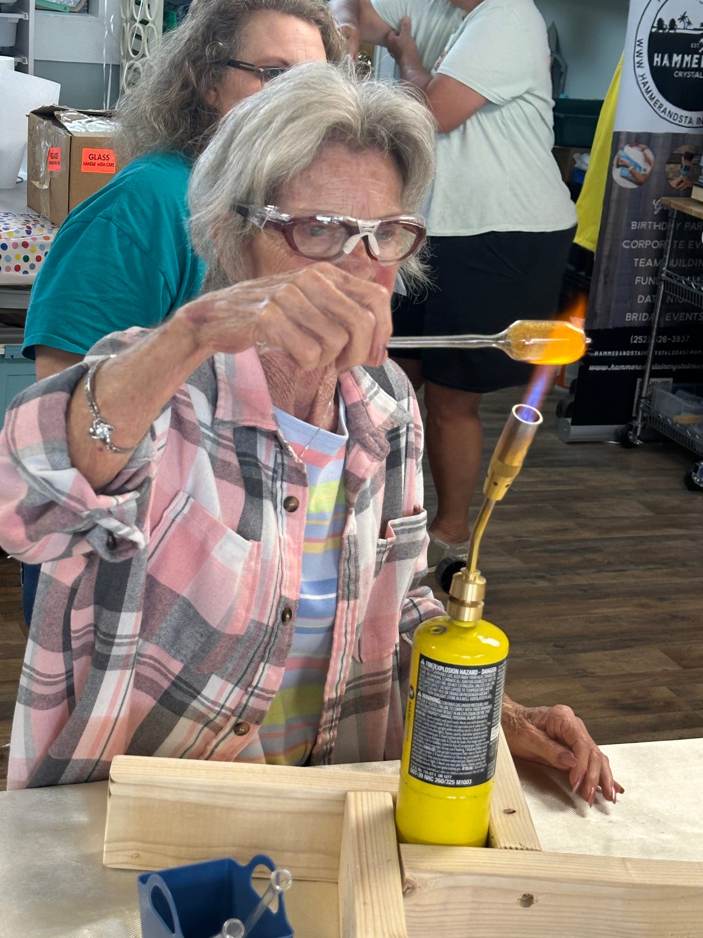 10/25/2025 Intro to Glass Blowing from 6PM to 8:30PM