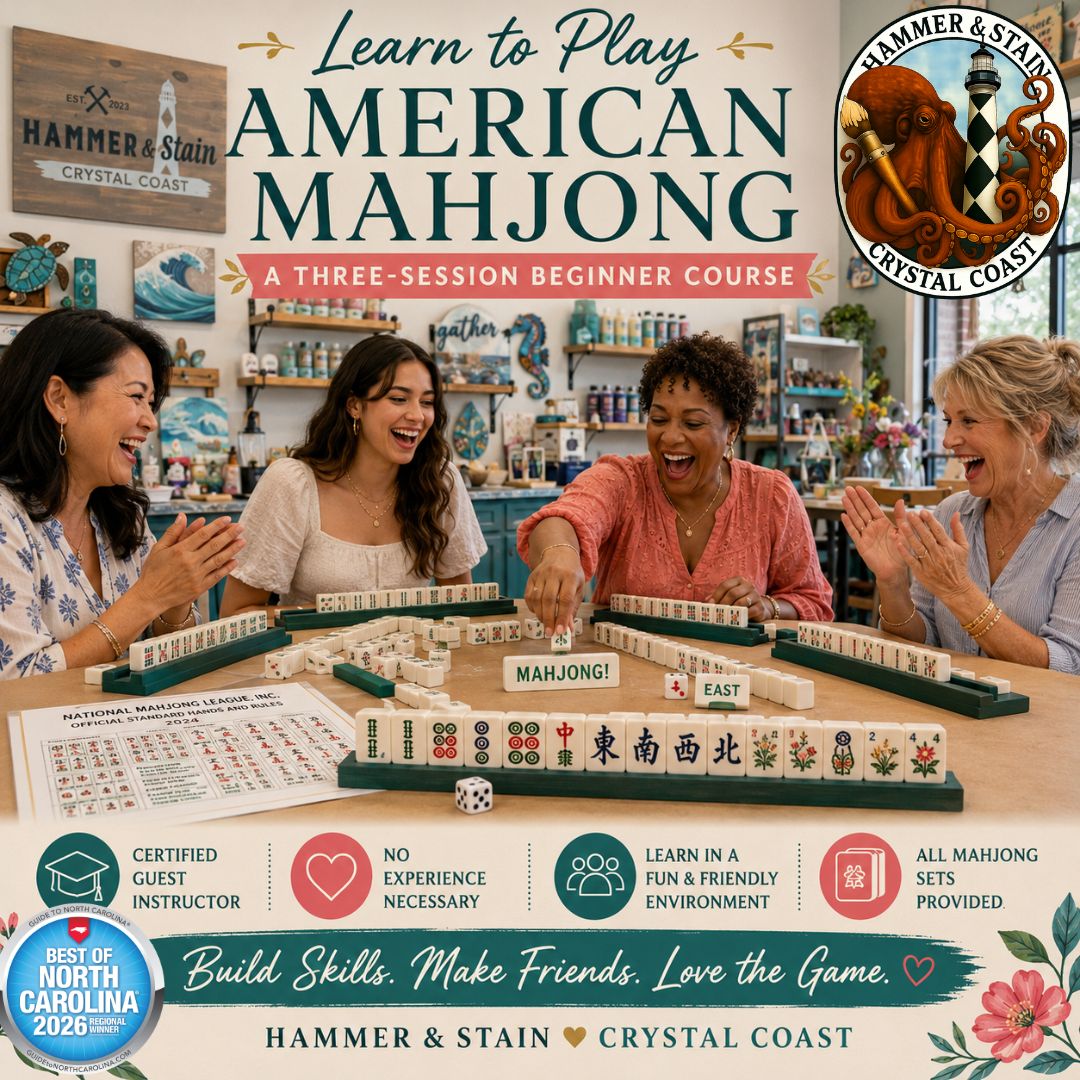 08/24, 08/25 & 08/26/2026 - Monday to Wednesday (5PM) Intro to Mahjong