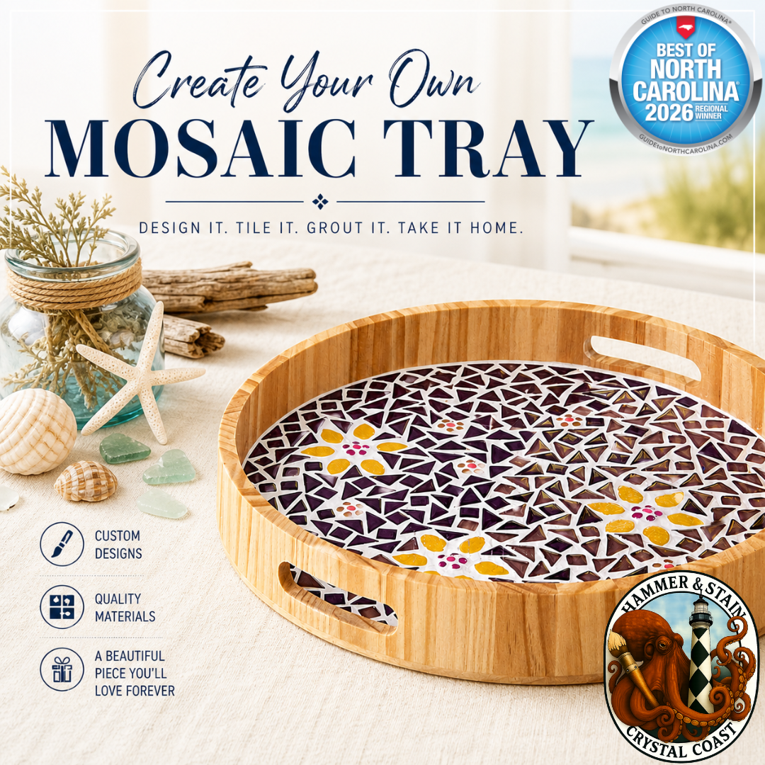 05/16/26 - Saturday (2PM) - Create Your Own Mosaic Tray