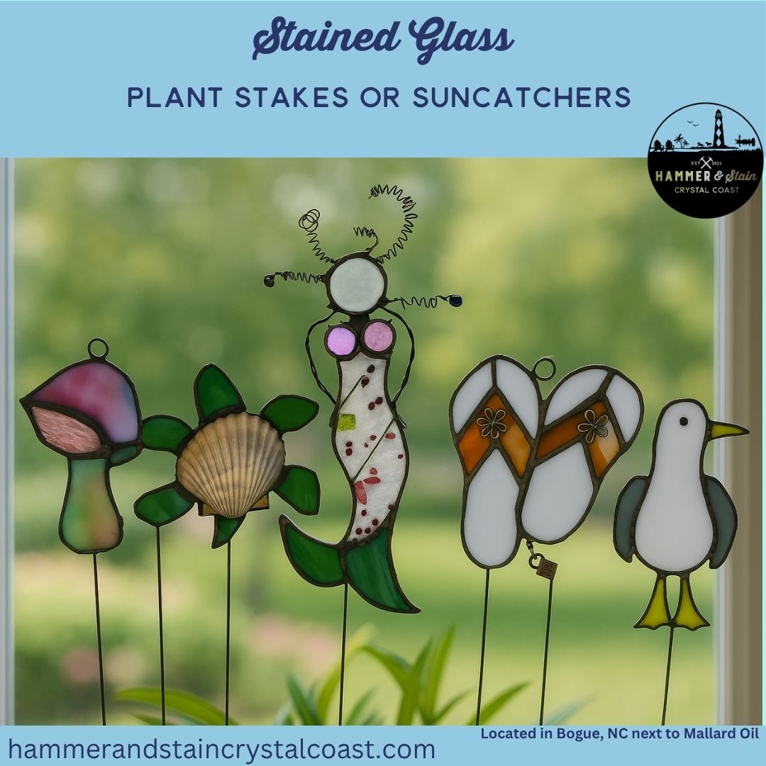 08/24/25 - Stained Glass Plant Stakes & Suncatchers at 2PM