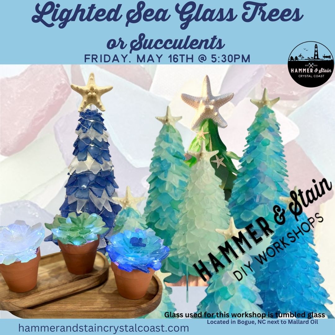 05/16/2025 - Sea Glass* Trees or Succulents at 5:30PM