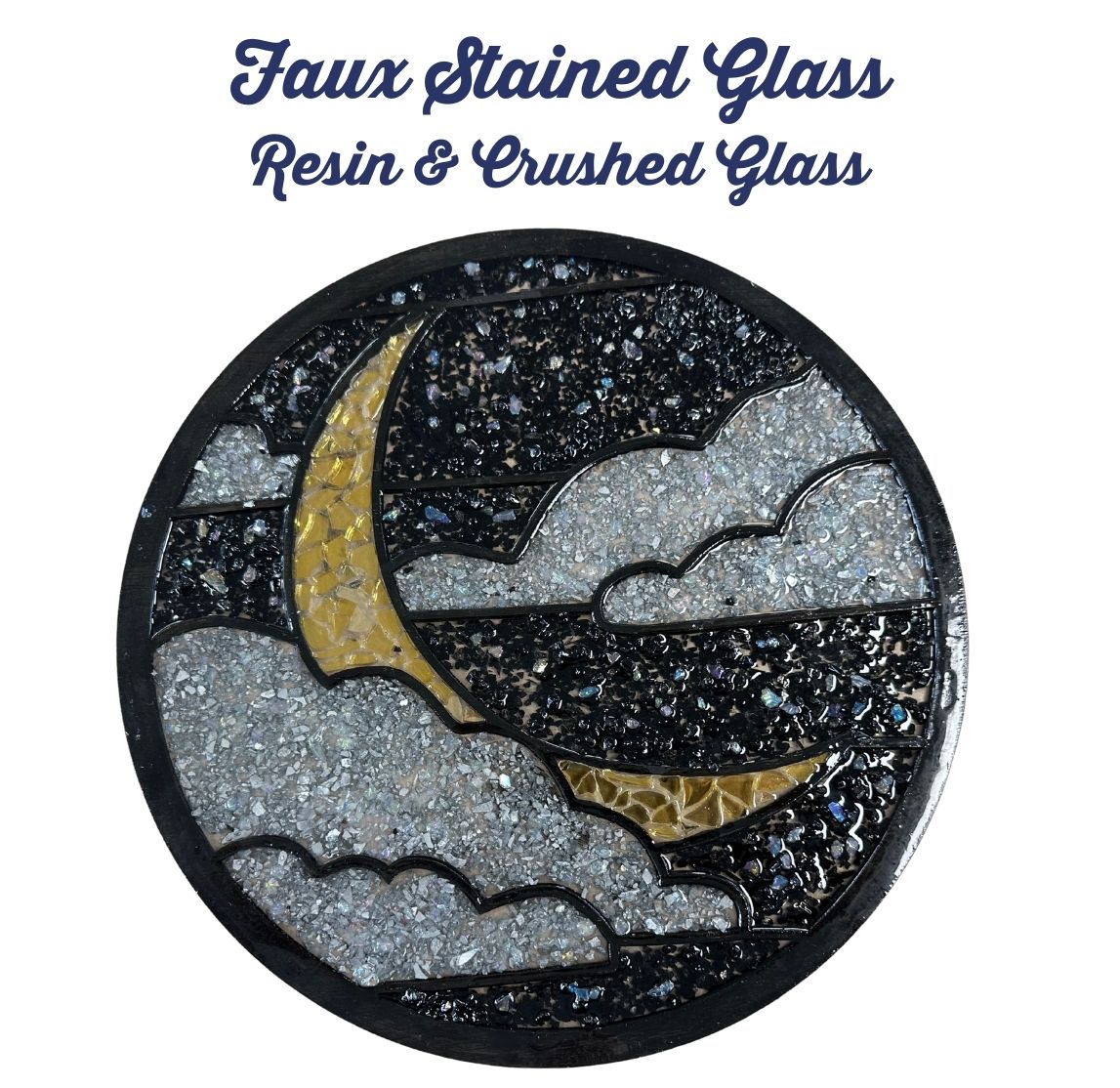 Crushed Glass Suncatcher Options
