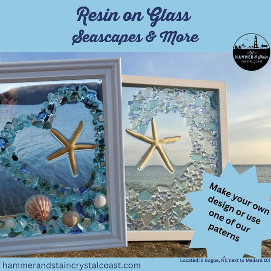 08/23/25 - Resin on Glass - Seascapes and more! - 6PM