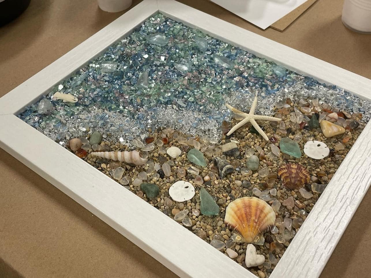03/21/2025 - Tidal Treasures: Resin Seascapes, Friday at 1PM