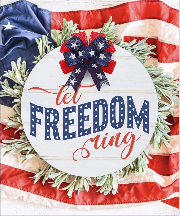 Personalized Patriotic Door Hangers Hammer@Home Kits