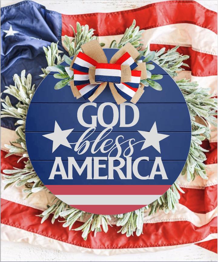 Personalized Patriotic Door Hangers Hammer@Home Kits