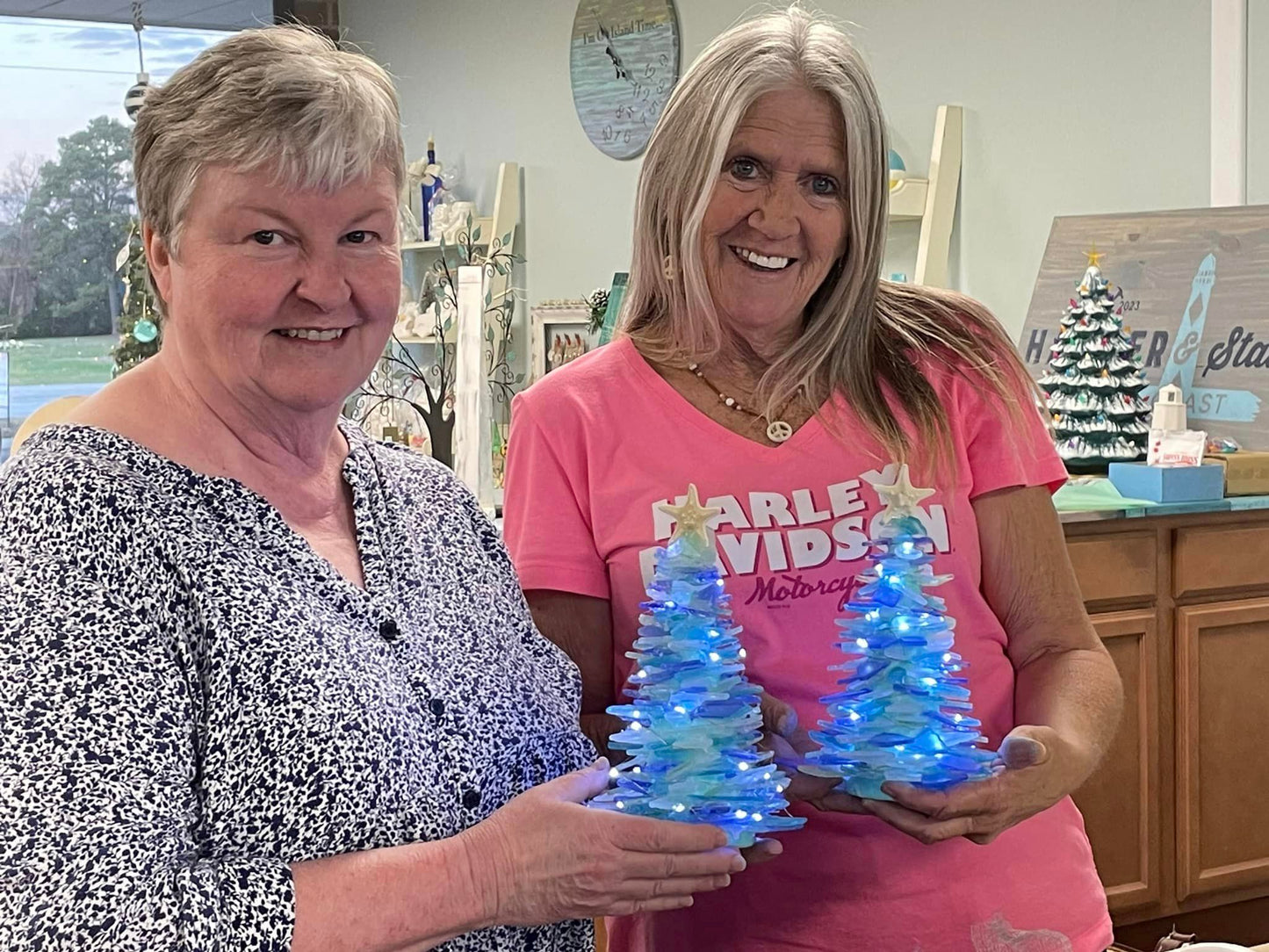 09/10/2026 (Thursday) 1PM - Lighted Sea Glass* Tree Workshop
