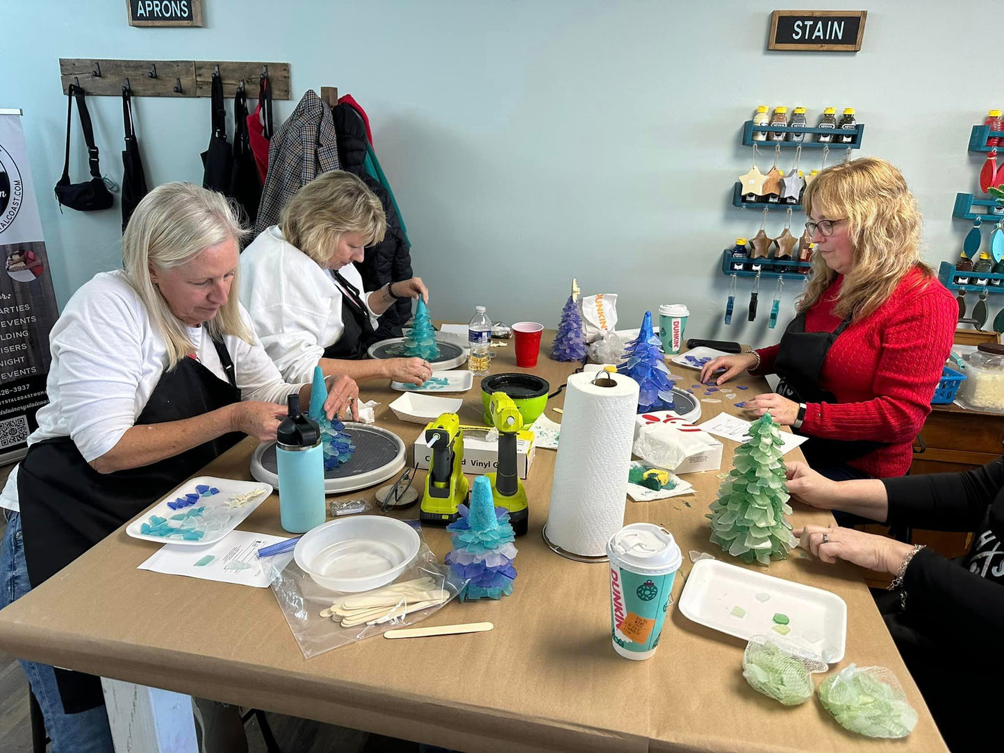 09/10/2026 (Thursday) 1PM - Lighted Sea Glass* Tree Workshop