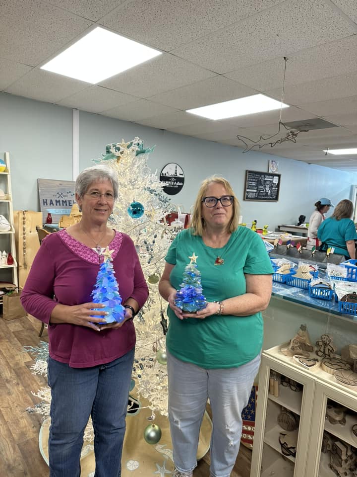09/10/2026 (Thursday) 1PM - Lighted Sea Glass* Tree Workshop
