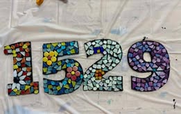 09/19/2026 (Saturday) 2PM - Mosaic House Numbers