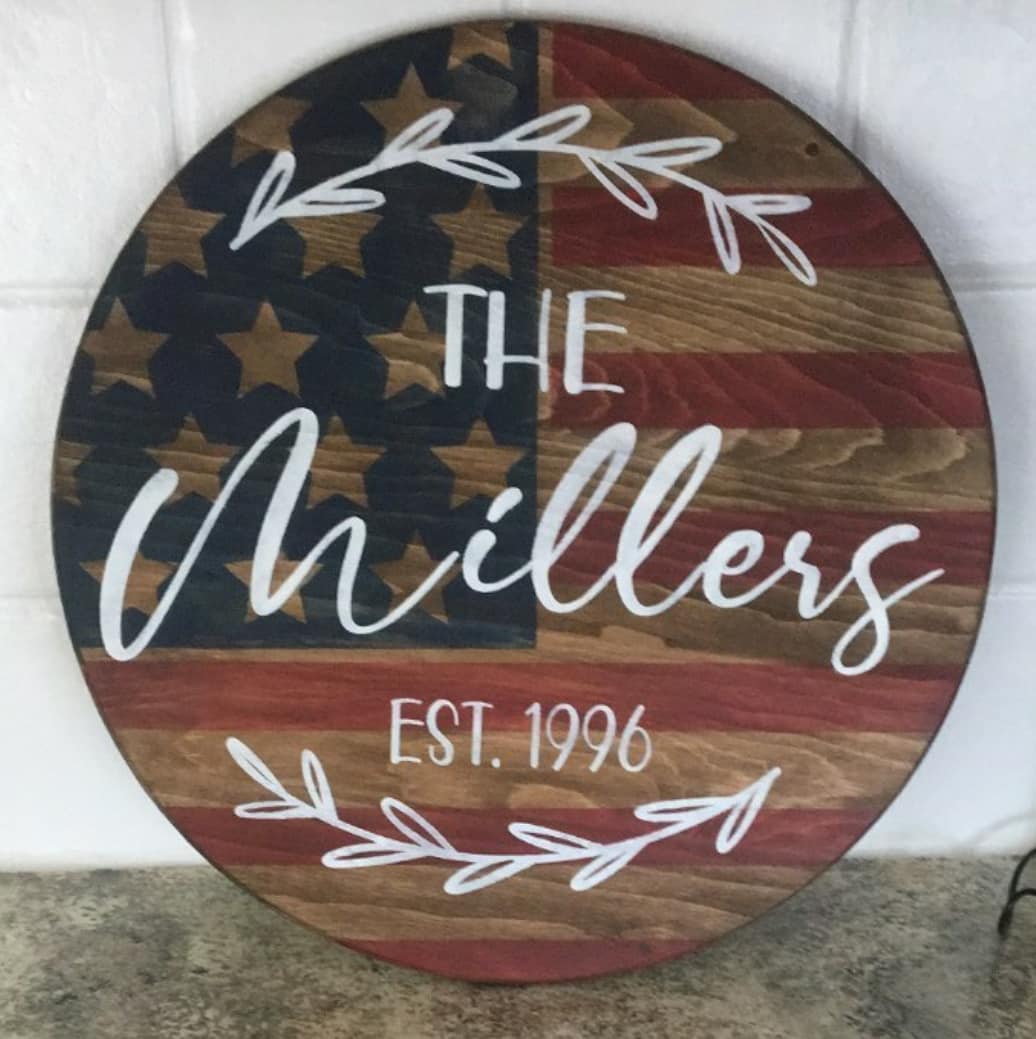 Personalized Patriotic Door Hangers Hammer@Home Kits