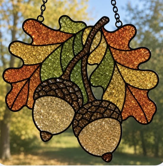09/04/26 - Friday (2PM) Fall Resin & Crushed Glass Suncatchers