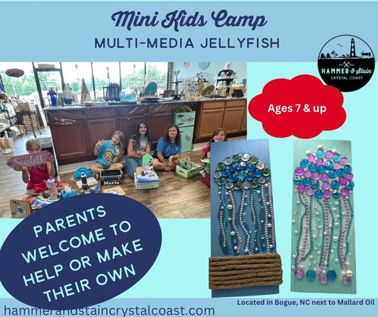 08/09/25 - Mini-Makers - Multi-Media Jellyfish at 2PM
