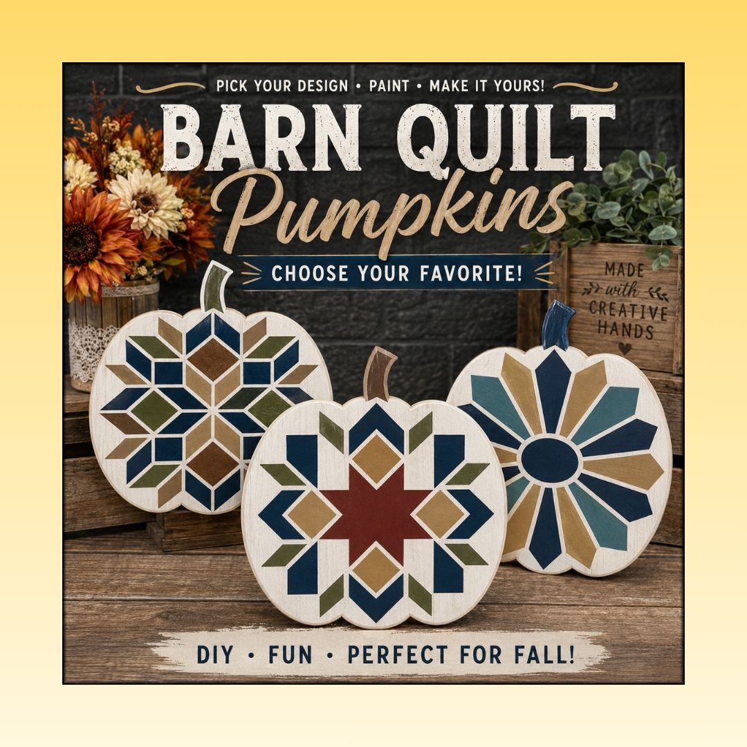 10/02/2026 (Friday) 2PM - Barn Quilt Pumpkins