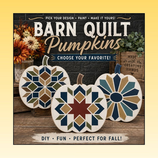 10/02/2026 (Friday) 2PM - Barn Quilt Pumpkins