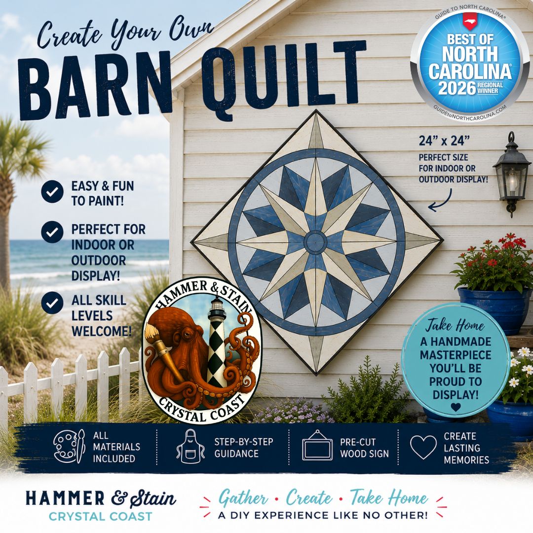 08/23/2026 (Sunday) - 2PM - Barn Quilt Creations - Craft a Large Barn Quilt