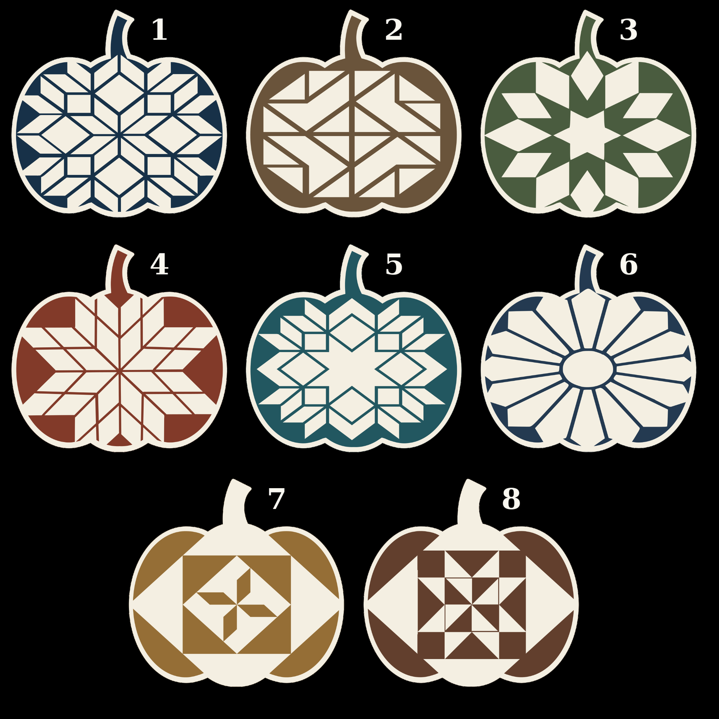 09/12/2026 (Saturday) 2PM - Barn Quilt Pumpkins