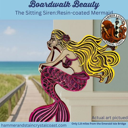 10/24/2025 - Boardwalk Beauty: Resin-Coated Mermaid Sitter at 6PM