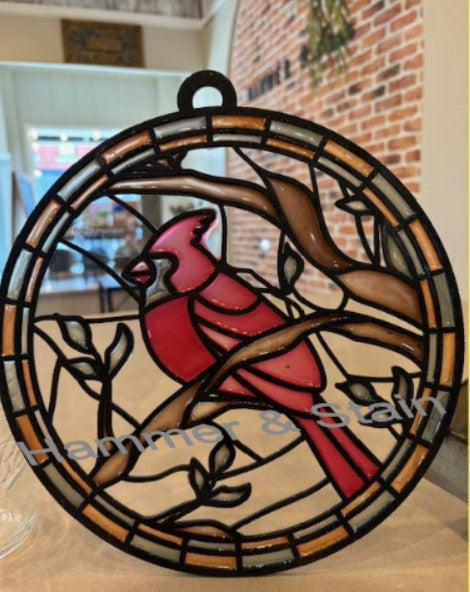 Crushed Glass Suncatcher Options