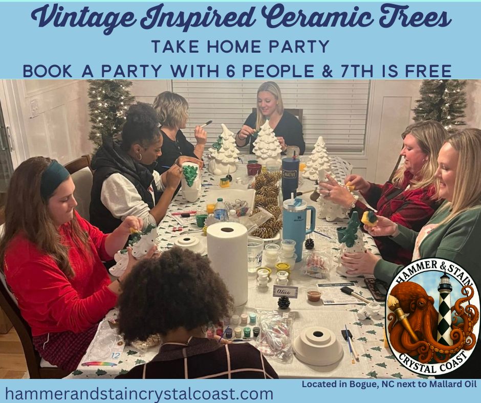 Vintage Inspired Ceramic Trees Home Party