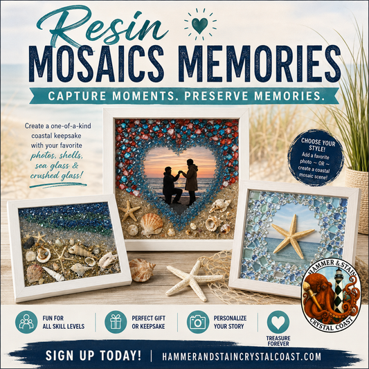 08/09/2026 (Sunday) 6PM Resin Mosaic Memories