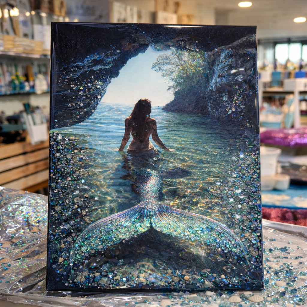 04/18/26 Saturday (2PM) -Luxury Coastal Resin Art Workshop (Choose Your Design)