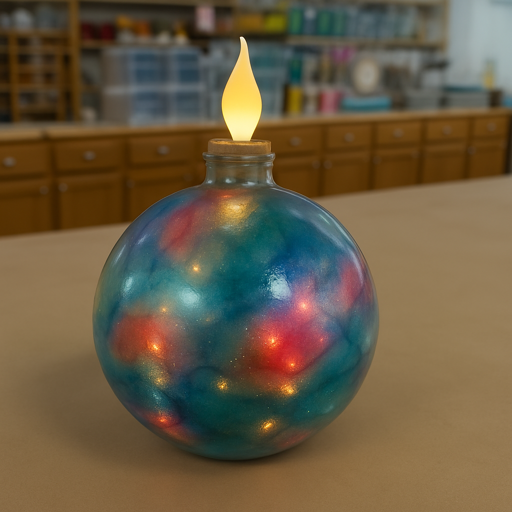 11/22/2025 - Light It Up – Resin Poured Ornament + Chunky Knit Christmas Tree! 6PM