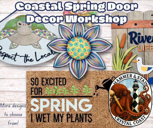 02/15/26 Sunday (2PM) Coastal Spring Door Decor
