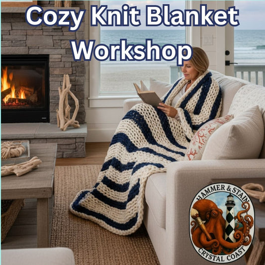 12/26/2025 Chunky Knit Blanket Workshop at 6PM