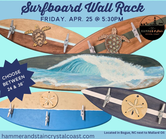 08/30/25 Surf’s Up, Clutter’s Down: Surfboard Wall Rack at 6M