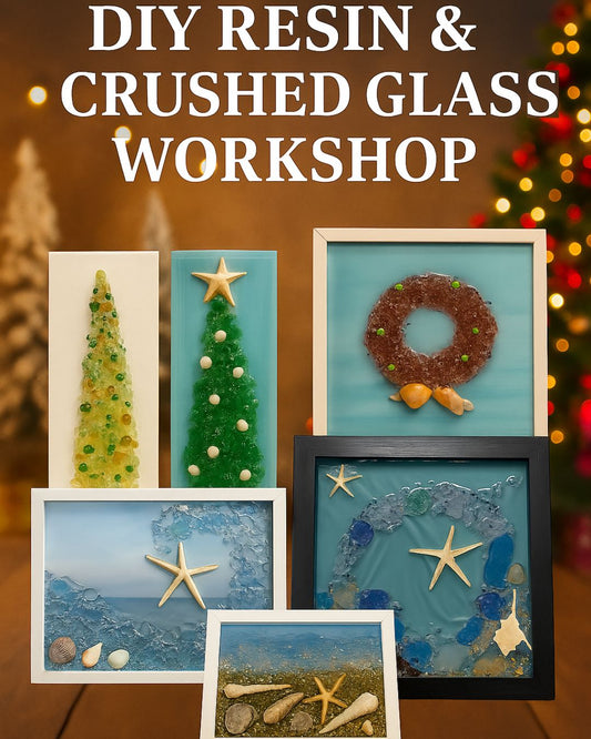 12/06/25 DIY Resin & Crushed Glass Workshops 6PM