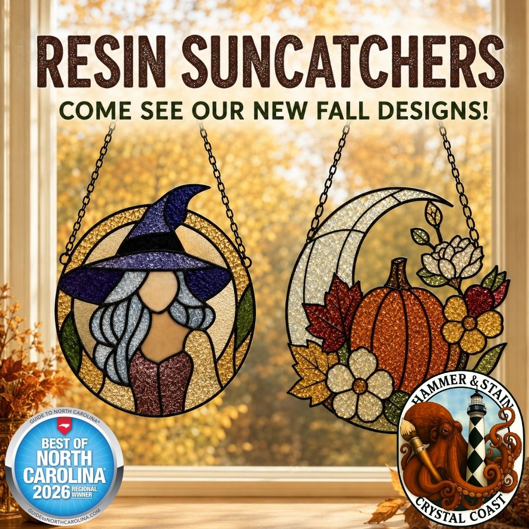 09/04/26 - Friday (2PM) Fall Resin & Crushed Glass Suncatchers