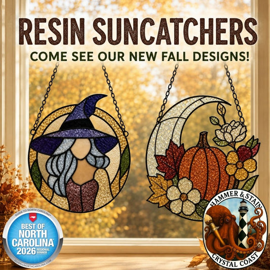 09/04/26 - Friday (2PM) Fall Resin & Crushed Glass Suncatchers