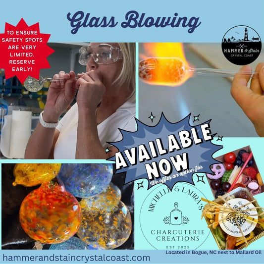 08/29/2025 Intro to Glass Blowing from 6PM to 8:30PM