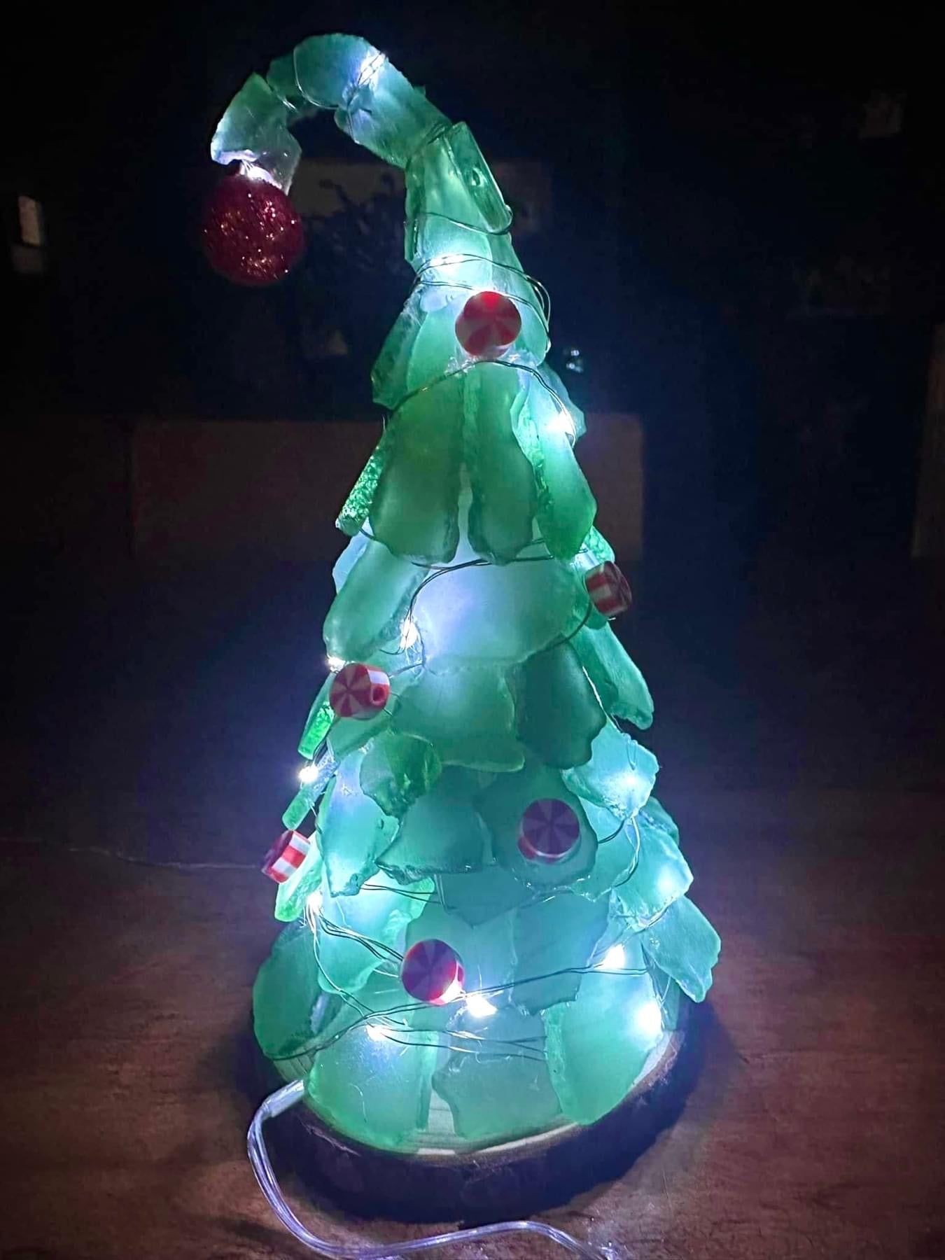 Sea Glass & Grinch Trees Home Party