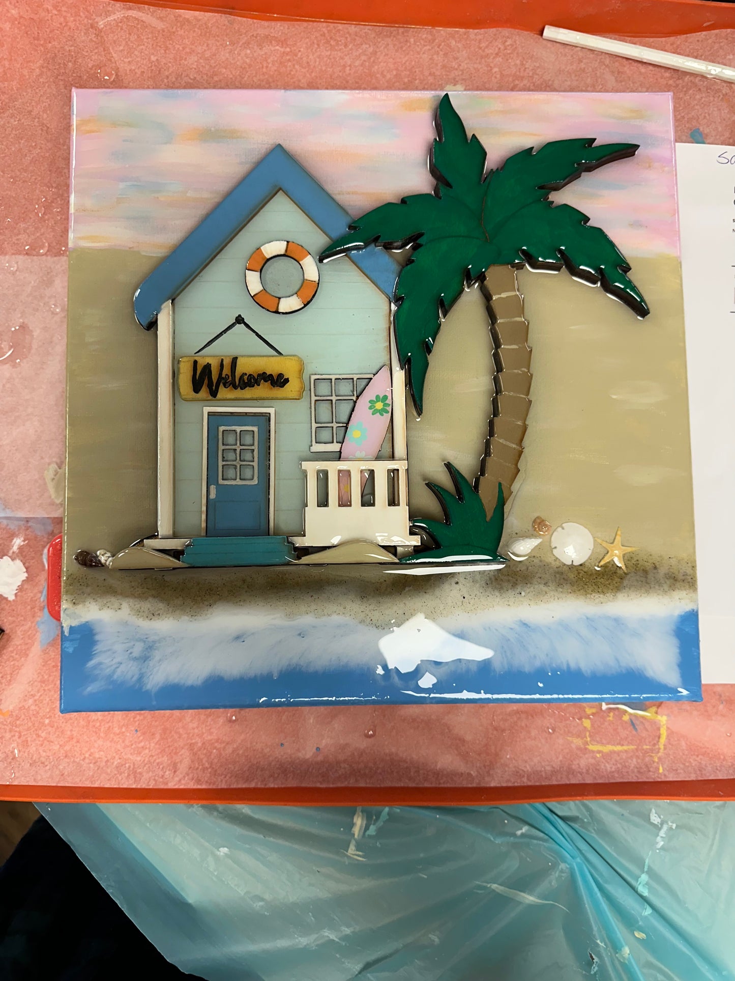 02/21/26 - Saturday (6PM) Resin Beach Chair & Palm (2nd in the Series!)