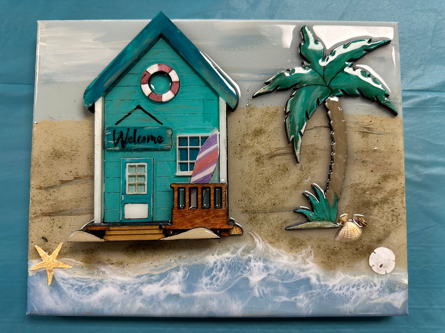 02/21/26 - Saturday (6PM) Resin Beach Chair & Palm (2nd in the Series!)