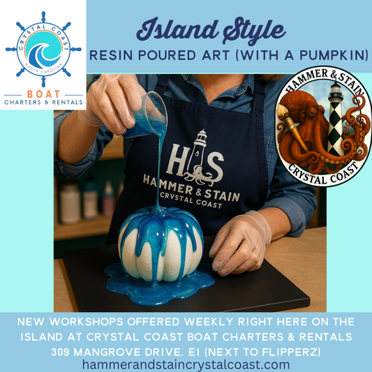 10/16/2025 - 🌙 Design Nite Workshop:  The Great Pumpkin Pour  at 6PM