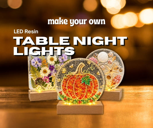 10/10/26 Saturday (2PM) LED Resin Table Night Lights