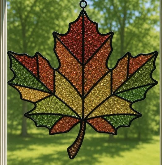 09/04/26 - Friday (2PM) Fall Resin & Crushed Glass Suncatchers