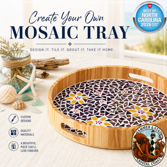 05/16/26 - Saturday (2PM) - Create Your Own Mosaic Tray