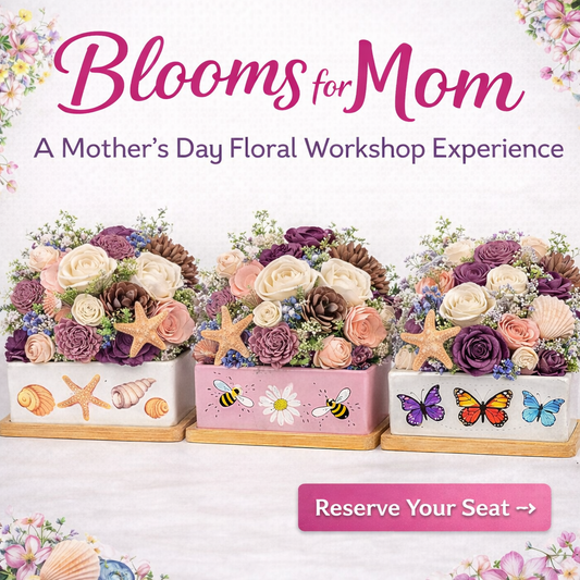 04/25/2026 (Saturday) - Made for Mom: Floral Planter Workshop 2PM