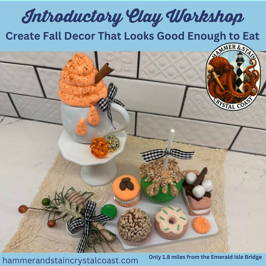 10/19/2025 - Introductory Clay - Fall Decor at 2PM