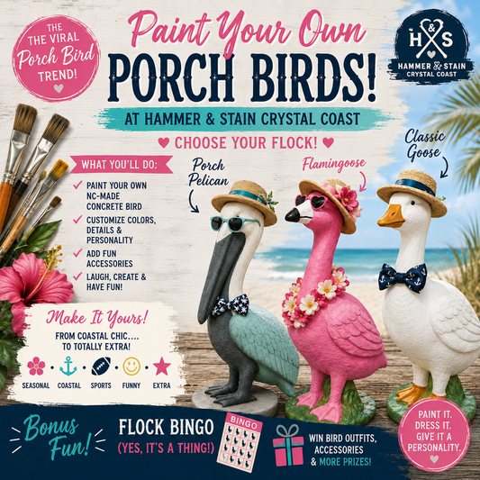 07/18/2026 (Saturday) - Porch Pelican or Goose: Paint, Style & Bingo 6PM